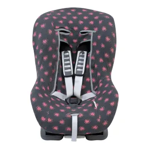 JYOKO Kids Cover Liner Universal Car Seat Compatible with Britax, Chicco, Mico (Without Head Support) (Flúor Heart)