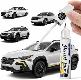 K1X Crysta White Touch Up Paint Compatible with Subaru, DIY Car Paint Scratch Repair, Automotive Paints, Quick & Easy Fix Scratch Repair for Crosstrek/Outback/Forester/Ascent/Impreza/BRZ