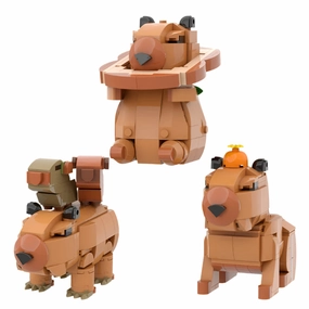 Kawaii Capybara Building Blocks Set 🐾✨ | Creative Animal Bricks for Kids 🧩🎁 | Perfect Christmas Gift!