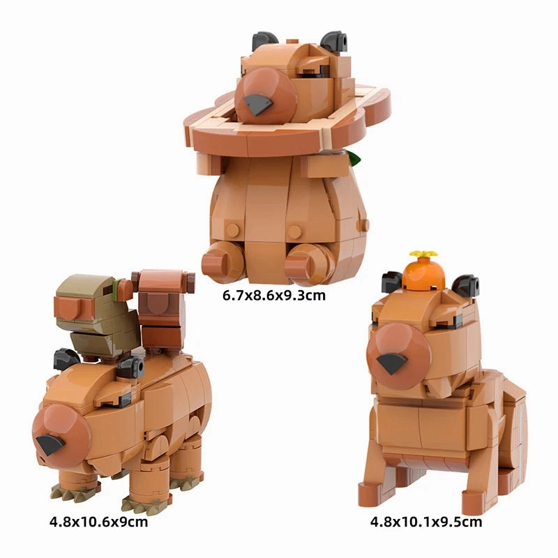 Kawaii Capybara Building Blocks Set 🐾✨ | Creative Animal Bricks for Kids 🧩🎁 | Perfect Christmas Gift!