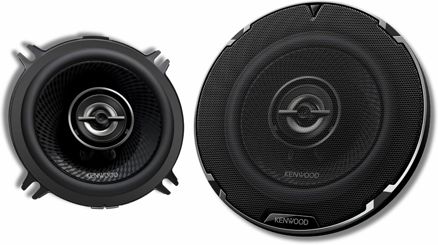 Kenwood KFC-1398RS 5-1/4" 2-Way Car Speakers – 330W Peak Power, Acoustic Sound Harmonizer, Sound Field Enhancer, Easy Installation