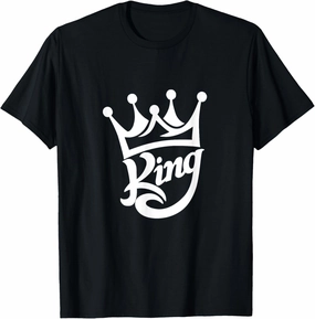 King Word Crown Urban Fashion T-Shirt