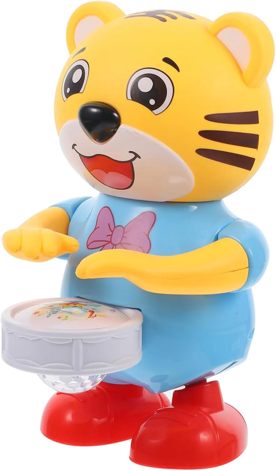 Kisangel Dancing and Singing Tiger Electric Musical for Fun Educational Playtime Present Engaging Joints for Interactive Action Birthday Year Present Random Color