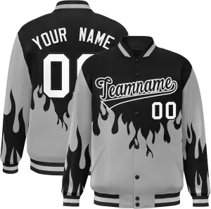 KXK Personalized Men Fashion Varsity Baseball Jacket Letterman Bomber Jacket Custom Stitched Name Number Logo