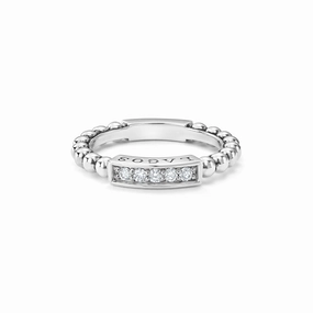 LAGOS Caviar Spark Diamond Stacking Ring