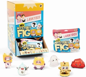 LankyBox Mini Mystery Figures - Party Pack 24-Pack – Series 3, Collectible Mini Figures, Glow-in-The Dark Editions, Officially Licensed Merch