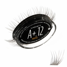 Lashify Amplify Plus  12mm Eyelash Extensions Refill in Truffle Color, Easy DIY False Lashes for the Most Delicate, Natural and Long Lasting Look