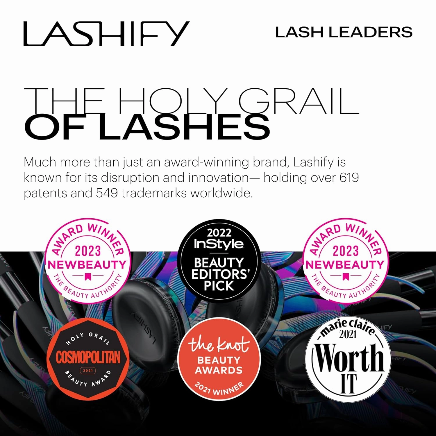 Lashify Amplify Plus  12mm Eyelash Extensions Refill in Truffle Color, Easy DIY False Lashes for the Most Delicate, Natural and Long Lasting Look