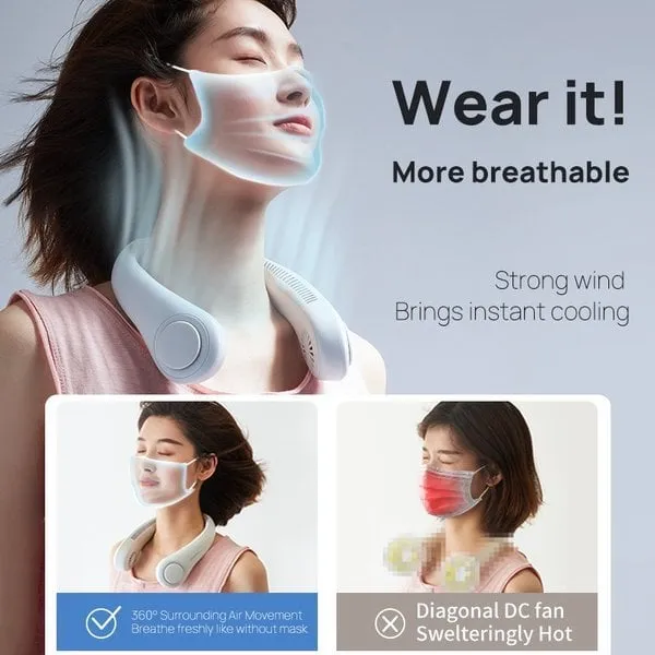 Last Day Promotion Save 70% - 2023 New Portable Neck Fan