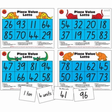Learning Can Be Fun Place Value Lotto
