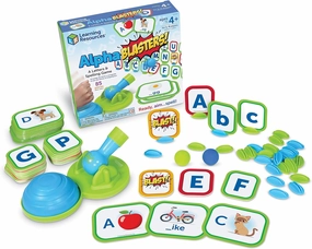 Learning Resources Alphablasters! Letter & Spelling Game - 85 Pieces, Ages 4  Toddler Preschool Learning, Educational Indoor Games, Preschool Alphabet, Toddler Brain Games