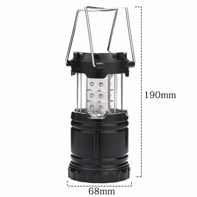 LED Hight power White Outdoor Camping Lamp Portable Stretch Camping Lamp Portable Tent Pull Lantern Emergency Light