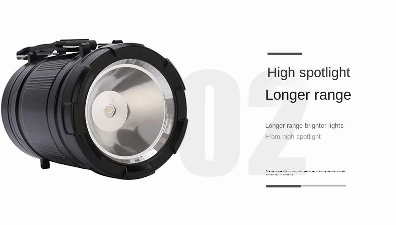 LED Hight power White Outdoor Camping Lamp Portable Stretch Camping Lamp Portable Tent Pull Lantern Emergency Light