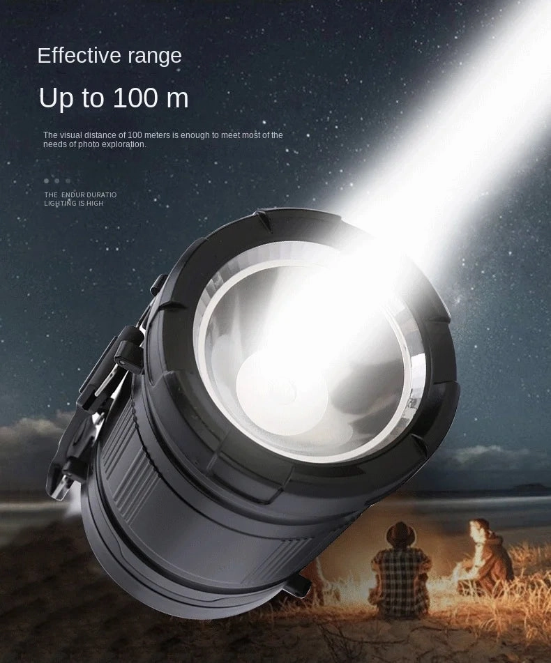 LED Hight power White Outdoor Camping Lamp Portable Stretch Camping Lamp Portable Tent Pull Lantern Emergency Light