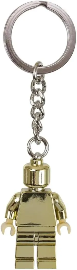 LEGO Classic Limited Edition Mini Figure Keychain #852688 Golden Minifigure