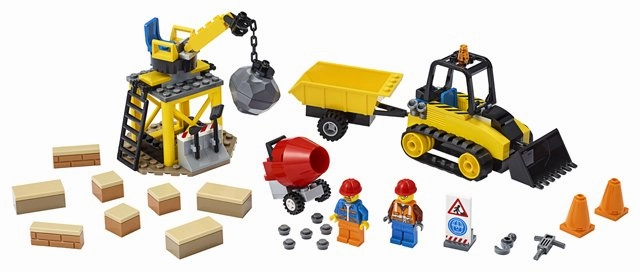 Lego City Bulldozer Crane 60252