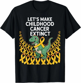 Let's Make Childhood Cancer Extinct Cancer Awareness T-Shirt