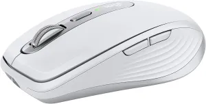 Logitech MX Anywhere 3 for Mac – Wireless, Ultrafast Magnetic Scrolling, Any Surface, 4000DPI Sensor, USB-C, Bluetooth,MacBook Pro/ Air,iMac,iPad Compatible - Pale Grey