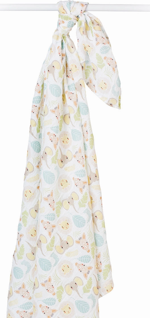 Lulujo Jungle Swaddle - 47x47"