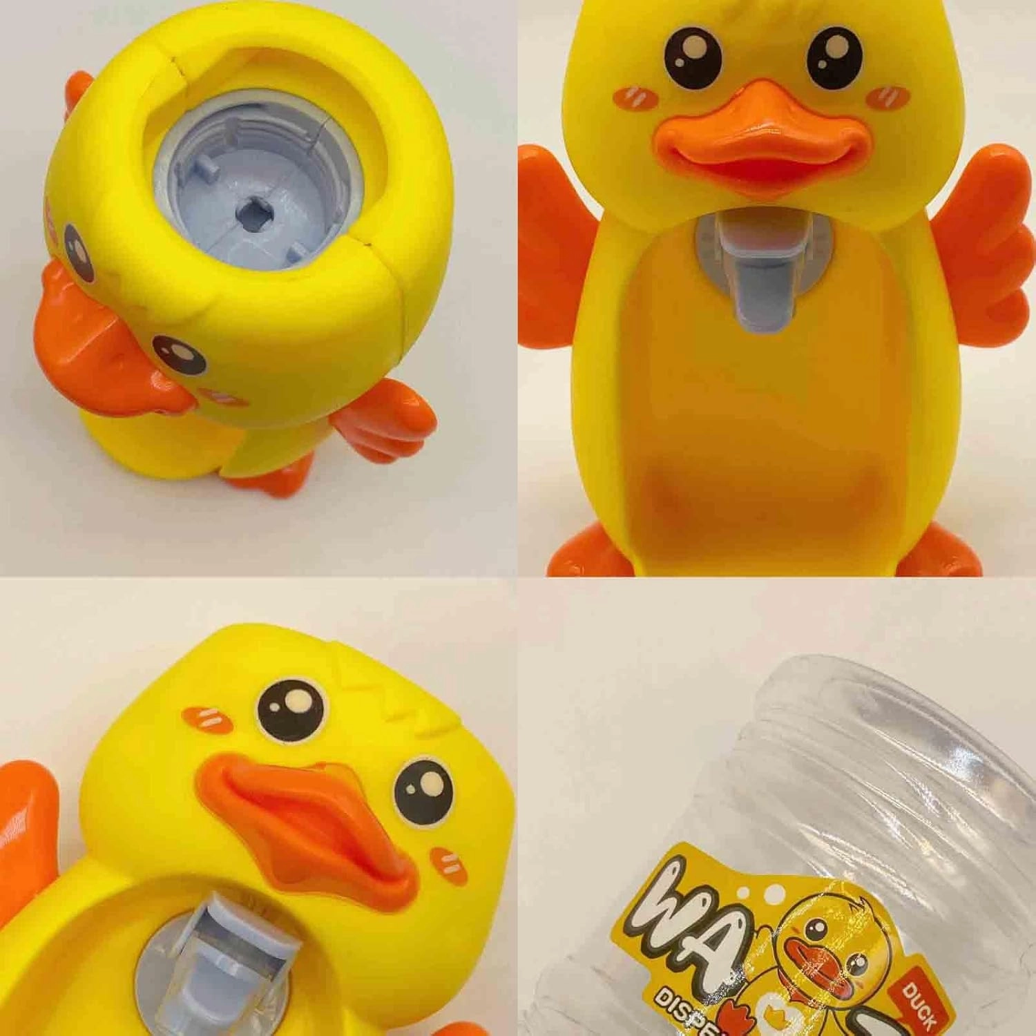 LUOZZY Mini Water Dispenser Toy for Kids Simulation Animal Water Machine Dollhouse Toy (Cute Duck)