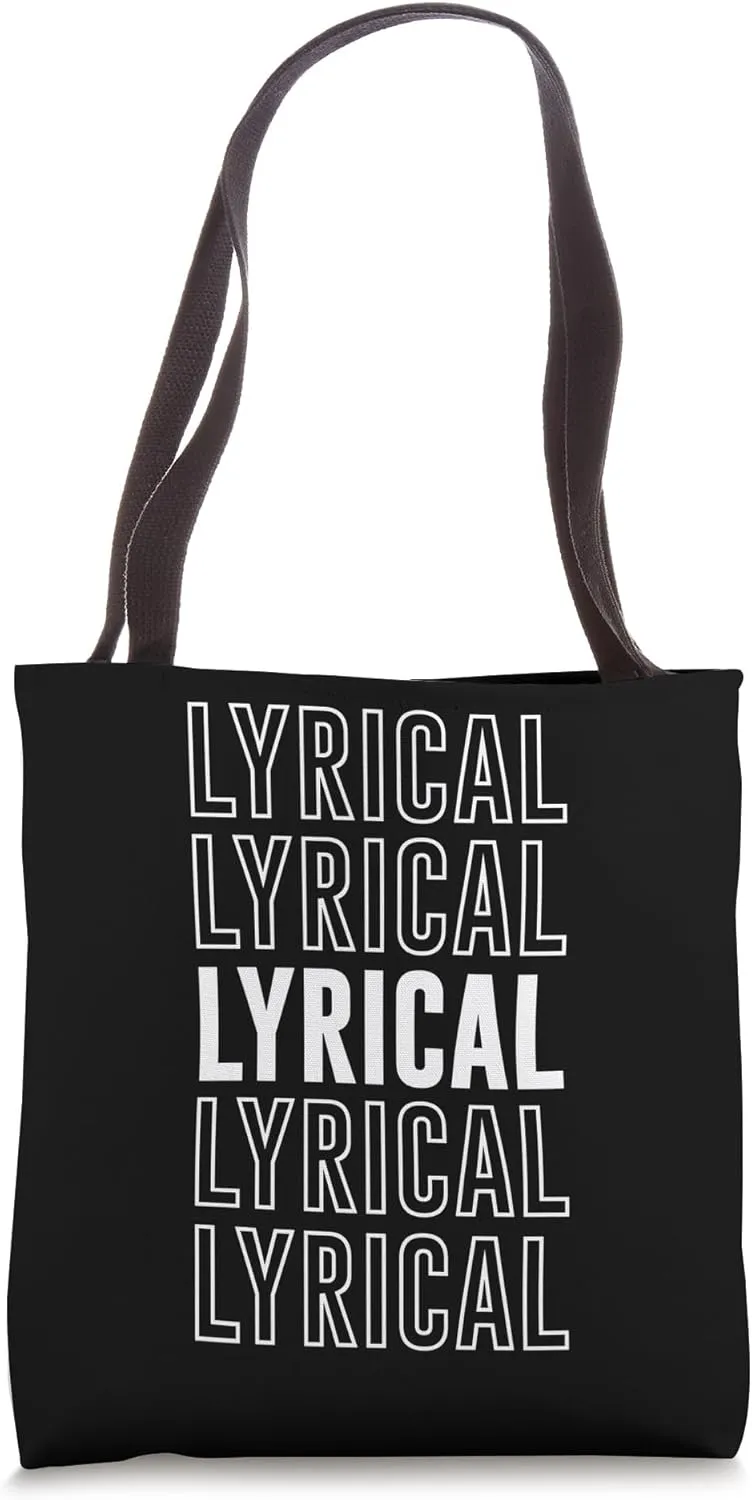 Lyrical Tote Bag