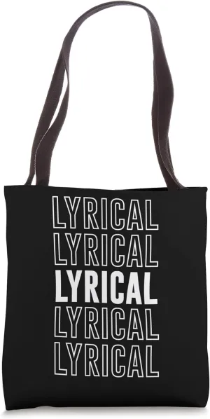 Lyrical Tote Bag
