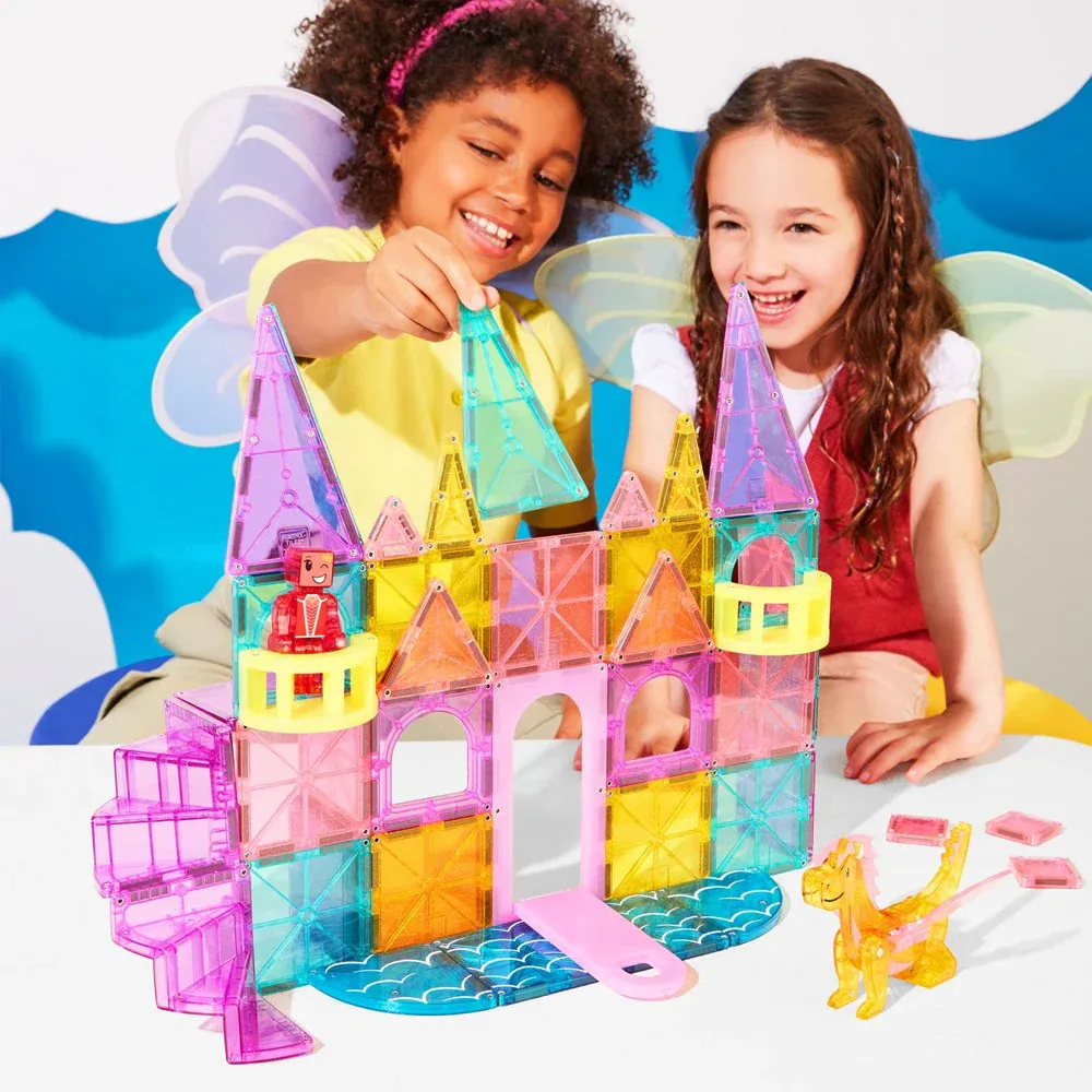 Magna - Tiles Castle DLX   Micromags - 48 Piece Set