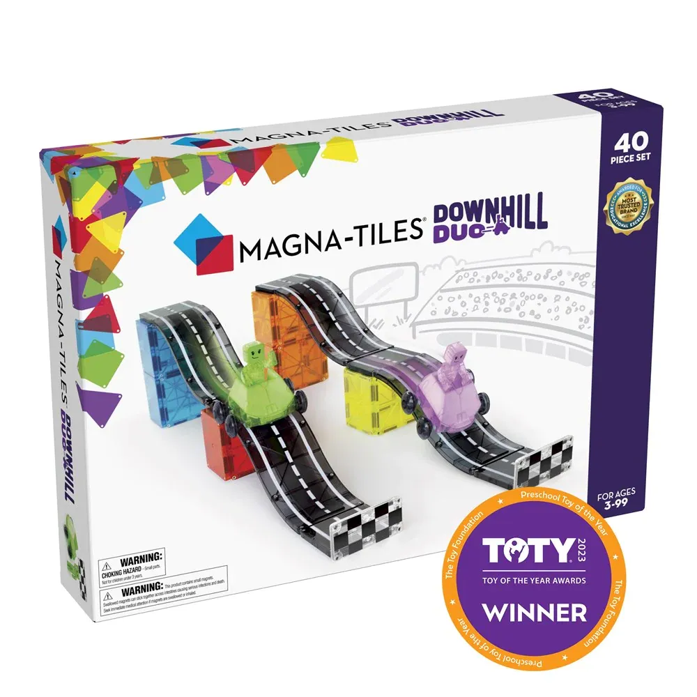 Magna Tiles Downhill Duo - 40 Piece Set