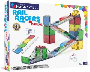 MAGNA-TILES® Rail Racers Deluxe 90pc