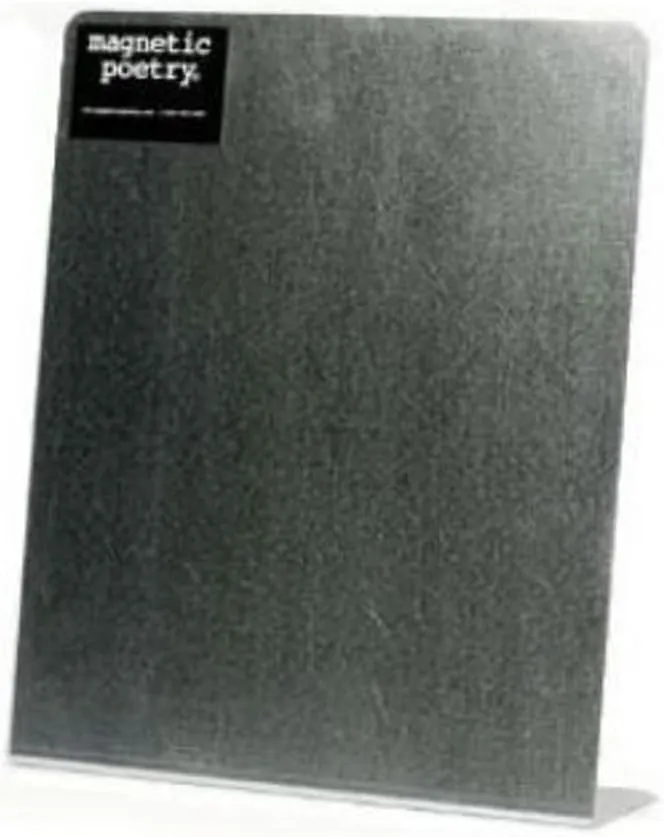 Magnetic Poetry Educational Products - Metal Easel Board - 11x13 Inches