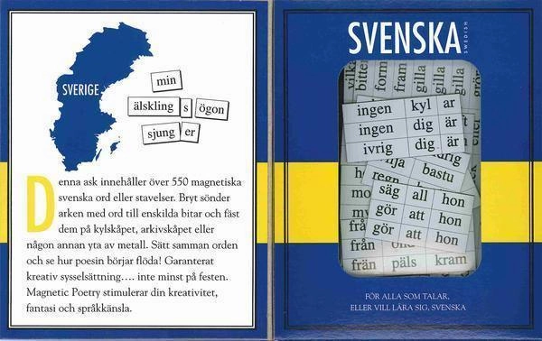 Magnetic Poetry - Swedish