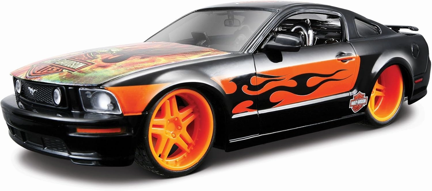 Maisto 1:24 W/B Harley Davidson Custom Ford Mustang GT