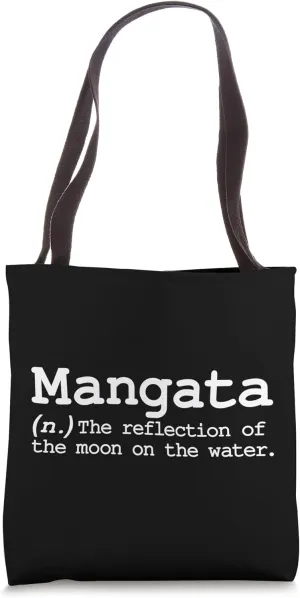 Mangata Water Moon Swedish Word Poetry Language Definition Tote Bag