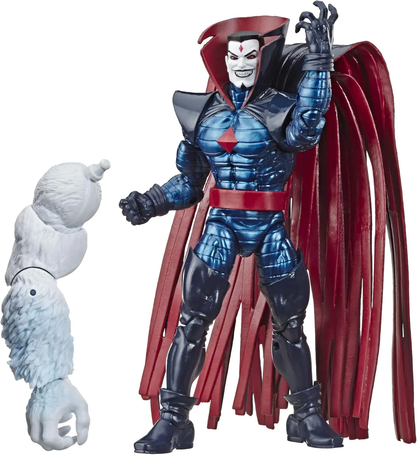 Marvel Classic Hasbro Legends Series 6" Collectible Action Figure Mister Sinister Toy (X-Men/X-Force Collection) – with Wendigo Build-A-Figure Part, Brown/A