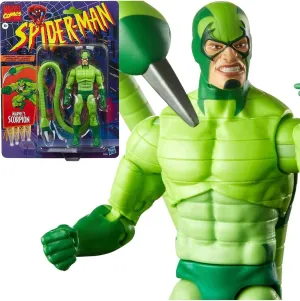 Marvel Legends Series Comics Scorpion 6-inch Action Figure Toy, 4 YEARS , 5 Accessories