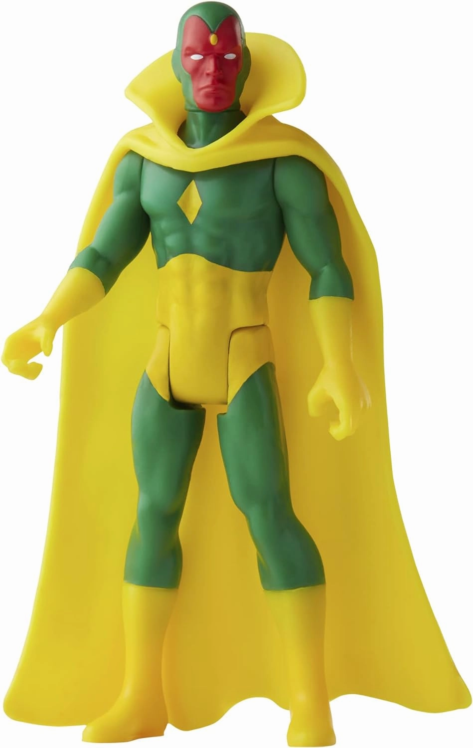 Marvel Hasbro Legends 3.75-inch Retro 375 Collection Vision Action Figure Toy, Yellow