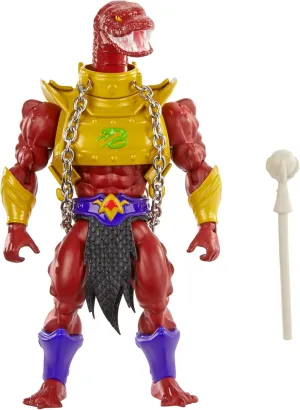 Masters of the Universe Origins Action Figure Vypor Collectible, 5.5 Inch Motu Villain Snake Men Toy with 16 Posable Joints & Accessories