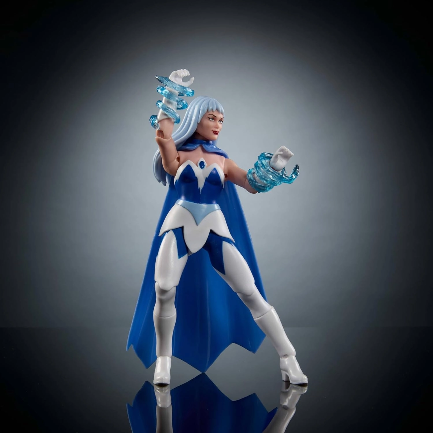 Masters of the Universe Origins Action Figure Frosta Cartoon Collection, 5.5-inch 1980s TV Princess of Power with Ice Powers, Detailed Design & Cape