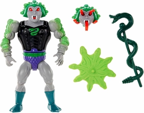 Masters of the Universe Origins Action Figure Toy with Accessories, Deluxe Snake Face 5.5-in MOTU Collectible