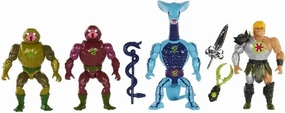 Masters of the Universe Snake Men He-Man, Slithor & 2x Snake Grunts Action Figure 4-Pack