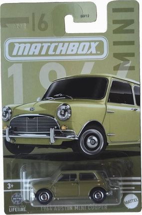 Matchbox 1964 Austin Mini Cooper, Green 1/6
