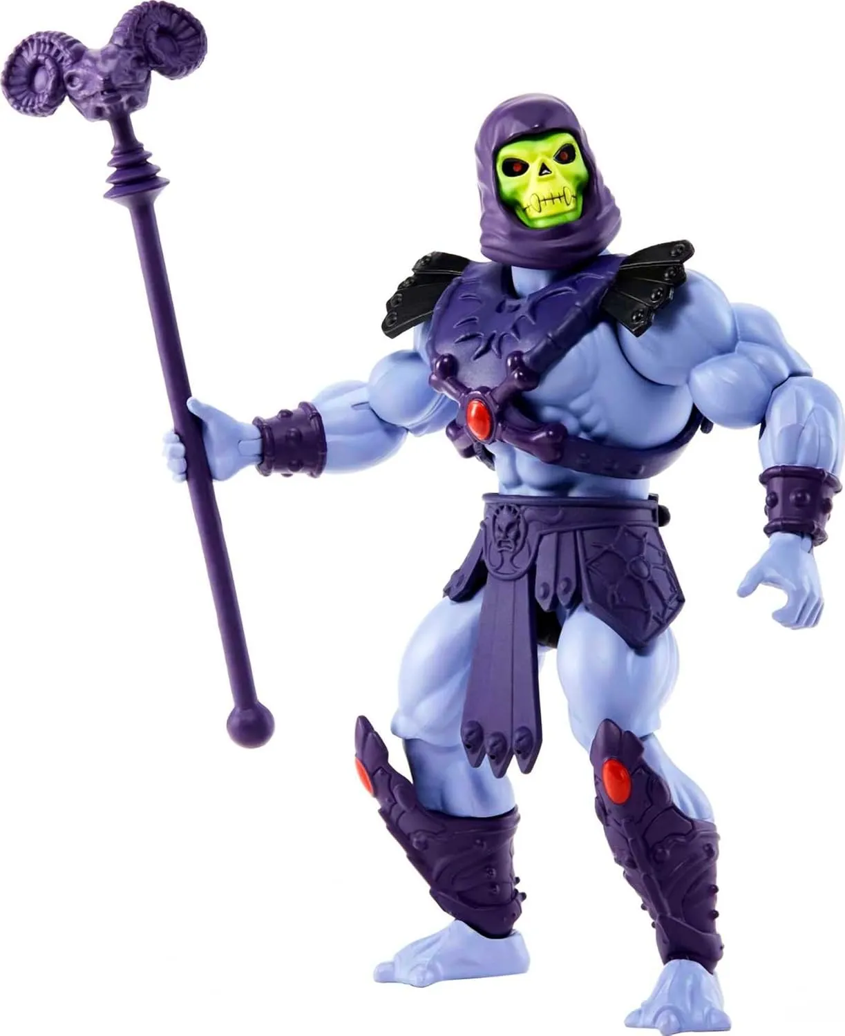 Mattel Masters of the Universe Origins Action Figure & Accessories Set, Skeletor 5.5-inch Collectible Toy with Posable Joints & Mini-Comic