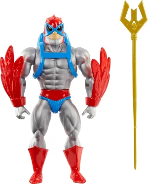 Mattel Masters of the Universe Origins Action Figure & Accessories Set, Stratos 5.5-inch Collectible Toy with Mini-Comic