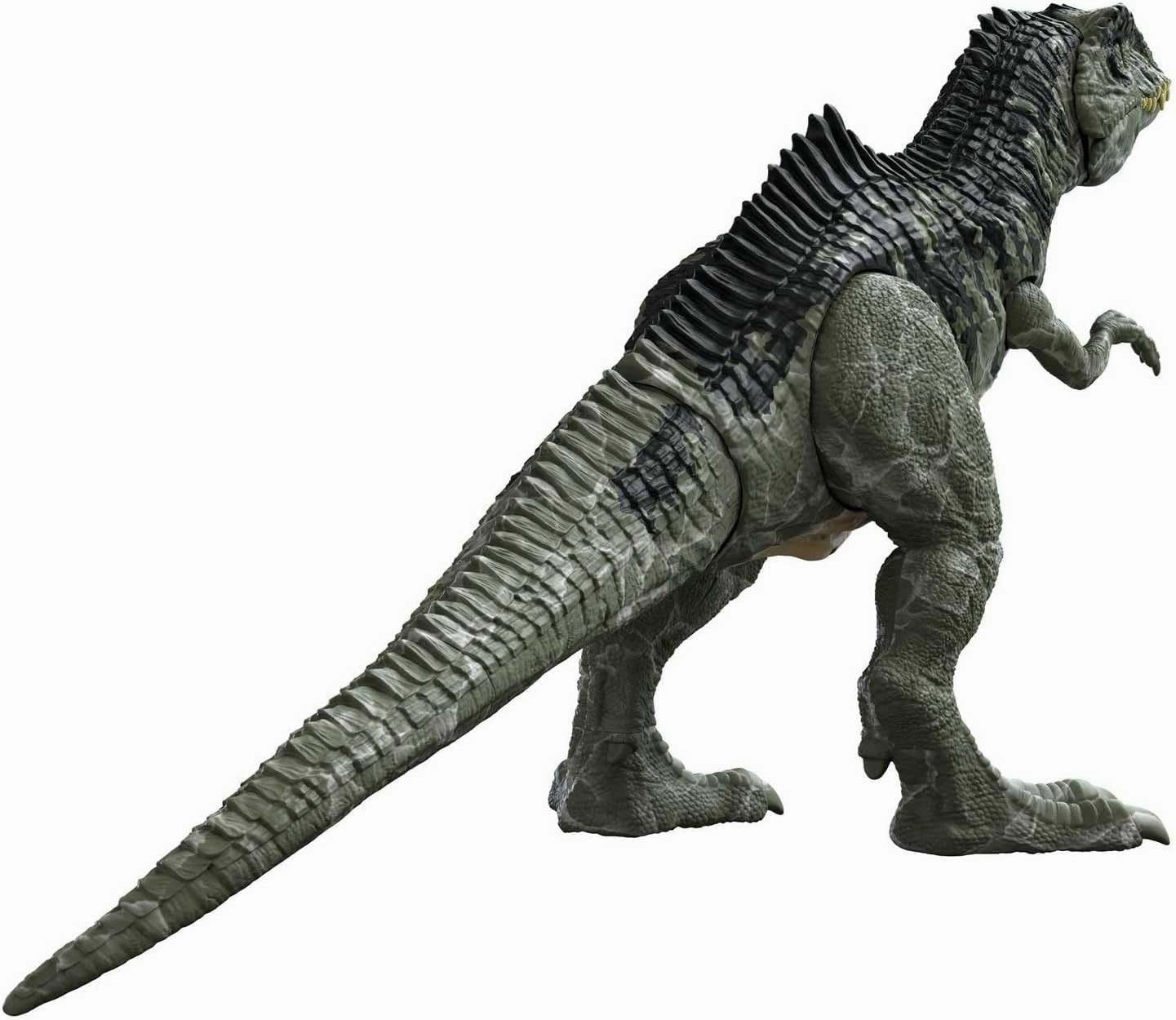 Mattel Jurassic World Super Colossal Dinosaur Action Figure, Large Giganotosaurus Dino Toy with Eating Feature, 3  Feet Long