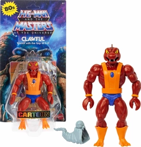 Mattel Masters of the Universe Origins Cartoon Collection Action Figure & Accessories Set, Clawful 5.5-inch Collectible Toy with Mini-Comic