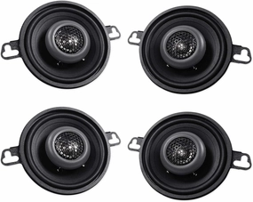 MB Quart (4) FKB108 3.5" 140 Watt Car Audio Coaxial Speakers