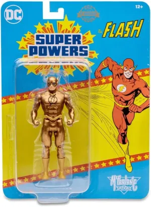 McFarlane Toys DC Super Powers The Flash Gold Edition 4.5-inch Action Figure