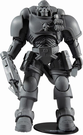 McFarlane Toys Warhammer 40,000 Space Marine Reiver (Artist Proof) with Grapnel Launcher & Base 7" Action Figure
