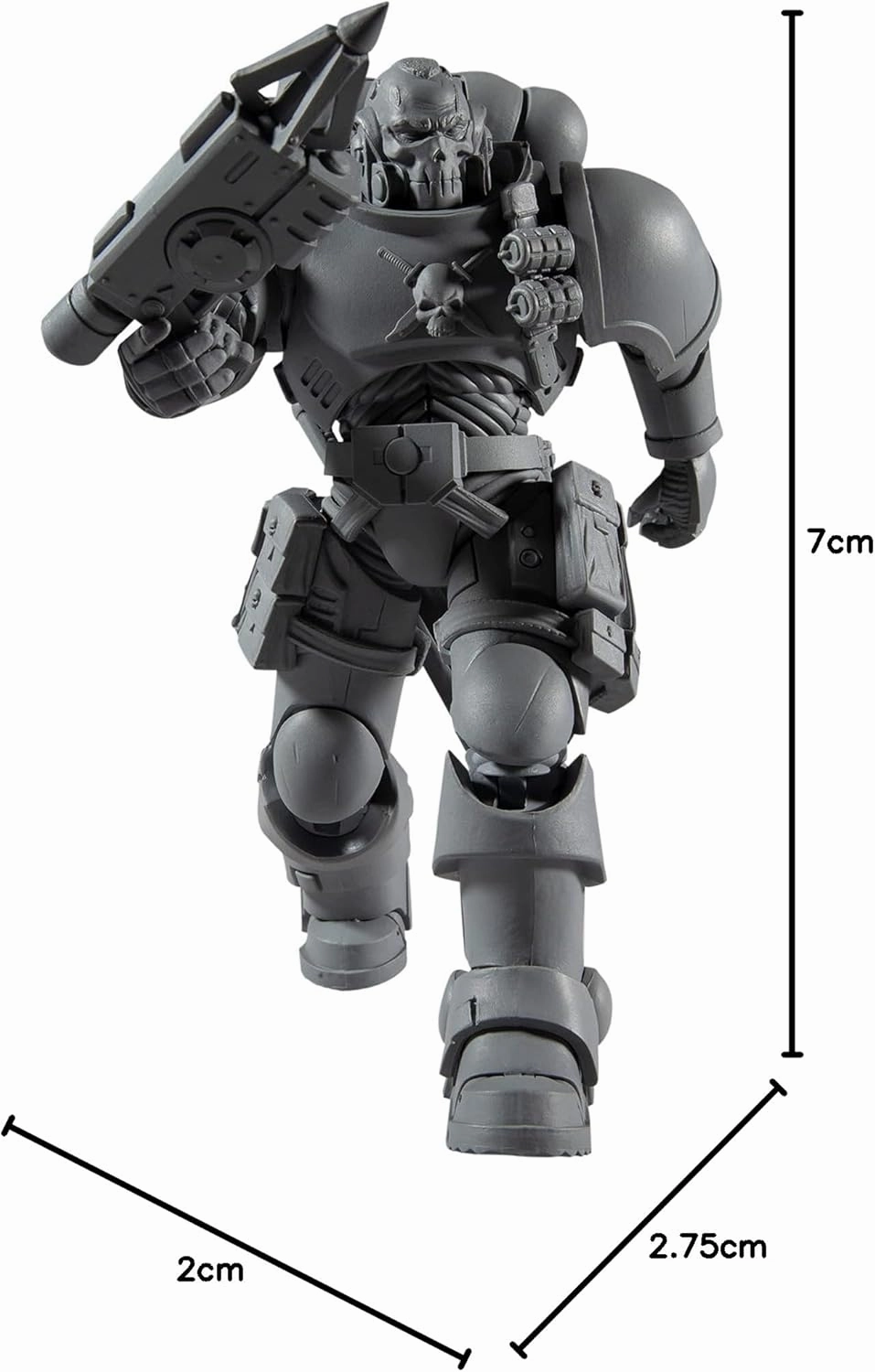 McFarlane Toys Warhammer 40,000 Space Marine Reiver (Artist Proof) with Grapnel Launcher & Base 7" Action Figure