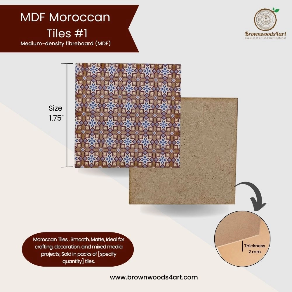 MDF Moroccan Tiles #2